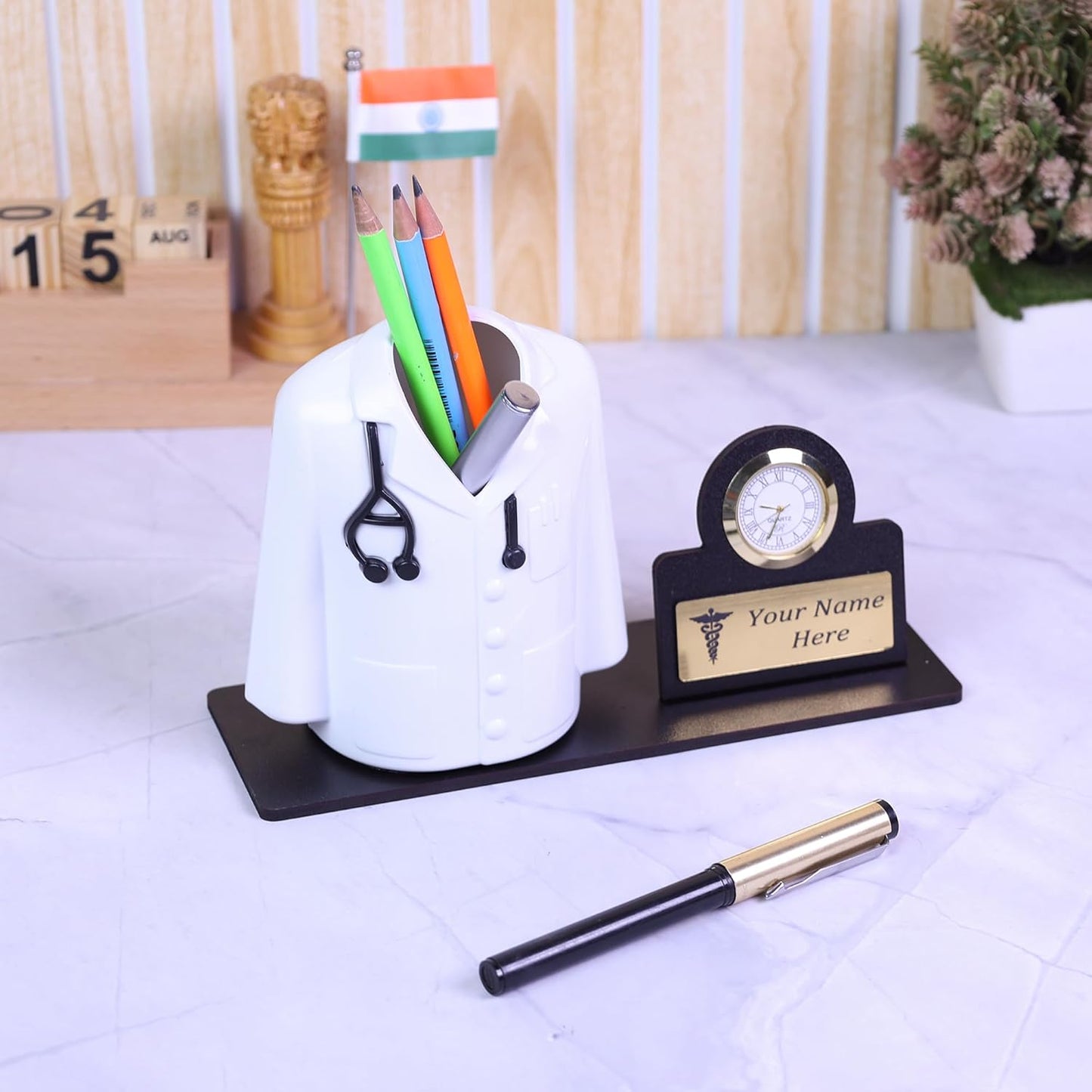 ThemedSchool Doctor Pen Stand | Customized Desk Organize