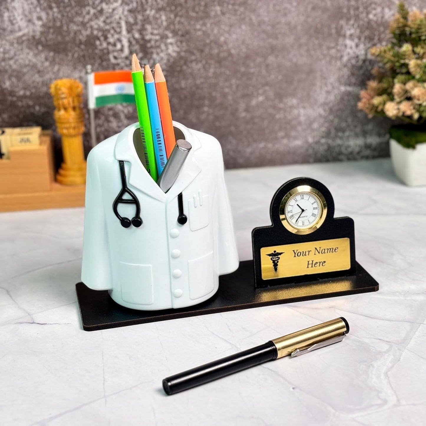 ThemedSchool Doctor Pen Stand | Customized Desk Organize