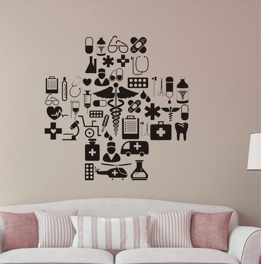 TheMedSchool Nature-Themed Vinyl Wall Sticker